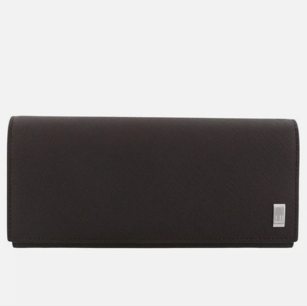DUNHILL leather slim coat wallet unisex New condition